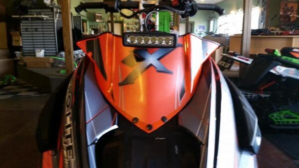 LED Light with Mount. Fits 08-15 Gauges